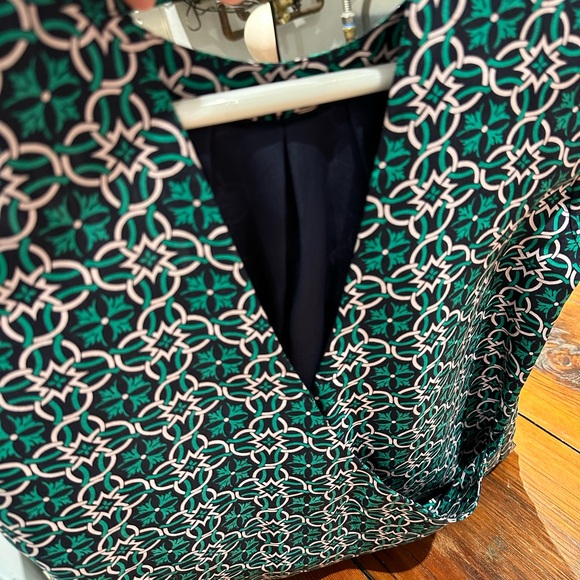 J. Crew "Swoop" Dress, Green & Navy, Women's 00 - Picture 7 of 11